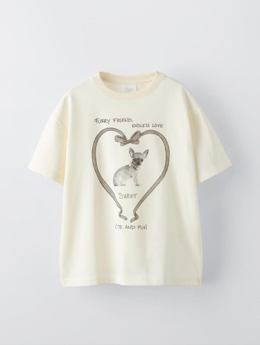 Zara Girls Graphic Tee 100% Cotton | Excellent Condition Size 9-10